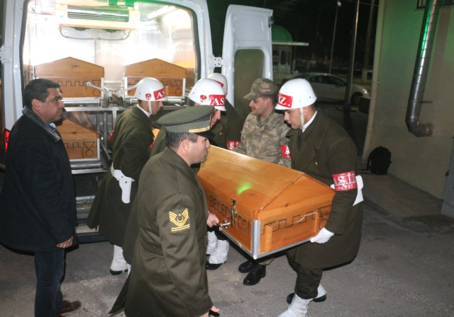 Afrin Şehitleri Gaziantep'e Getirildi.