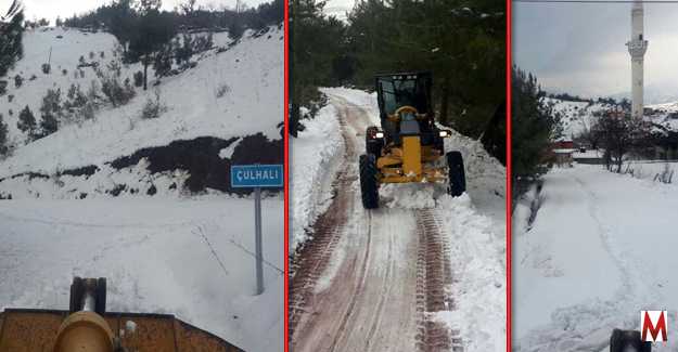 Osmaniye'de kapanan köy yolları açıldı  