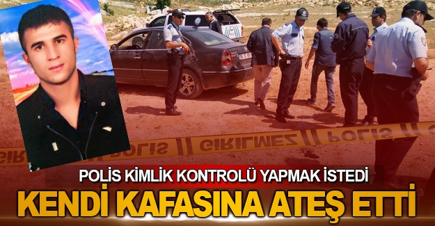 Şüpheli şahıs kafasına ateş etti...